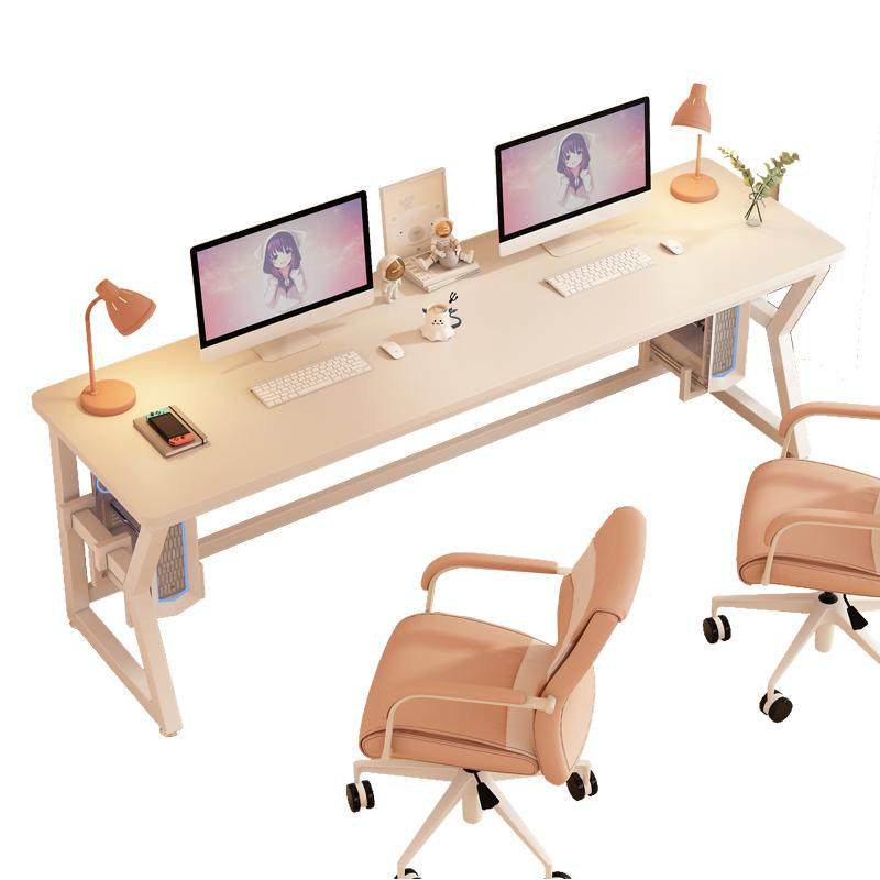 电动升降桌腿家用卧室电脑桌书桌实木双人大尺寸站立式工作台桌子