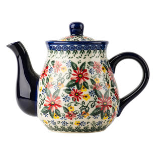 波兰陶瓷家用冷水凉水壶家庭客厅下午茶具喝水咖啡杯碟套装带托盘