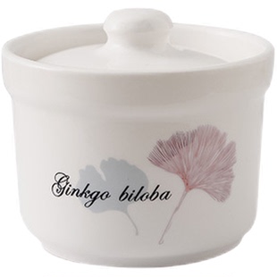 中式家用陶瓷调料罐配盖勺厨房用品调料盒盐罐糖罐辣椒罐组合套装