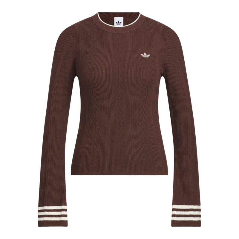 【自营】adidas阿迪三叶草女子CREW SWEATER运动毛线套头衫KS5966