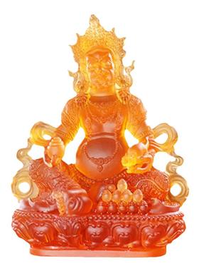 古慧缘古法琉璃财神招财摆件