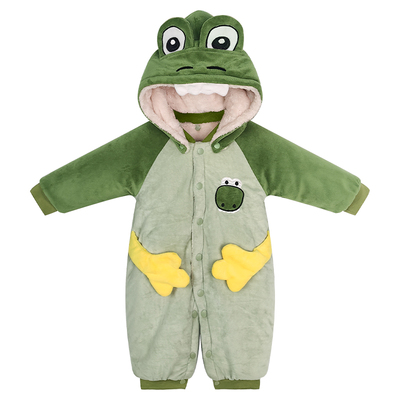 婴儿衣服秋冬新生儿外出夹棉保暖