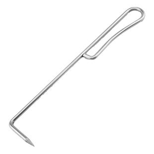 不锈钢单爪根钩松土松根器勾根器盆栽盆景松土器单齿耙钩园艺用品