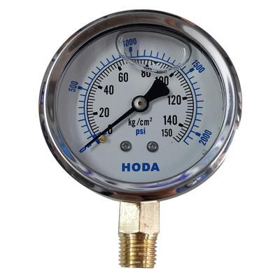 hoda耐震yn60注塑机油压表压力表