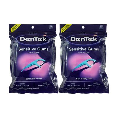 德泰克含氟薄荷牙线清新75支*2袋