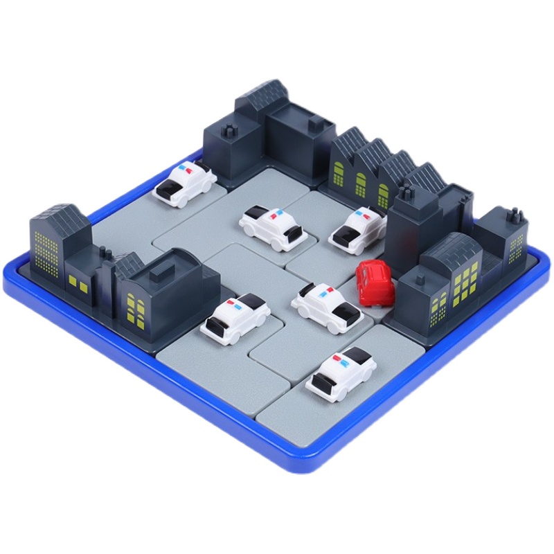 惊险正义拦截警察抓小偷急速突围桌面游戏3-5岁+儿童益智闯关游戏
