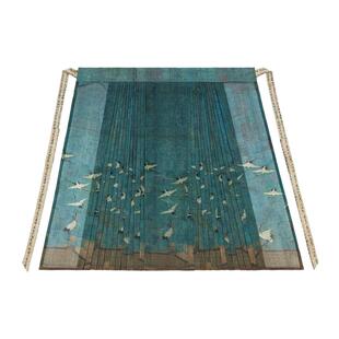 汉尚华莲山外青明制汉服复古新中式瑞鹤图马面裙女套装高腰小个子