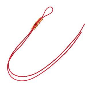 73号金线平结拉环0.6mm浅彩金拉圈编织线圈绑吊坠尾手链项链配饰