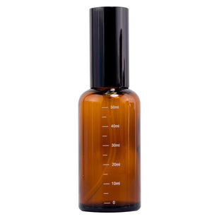 刻度玻璃分装瓶喷雾瓶乳液滴管滚珠便携避光精油瓶精华液小样棕色