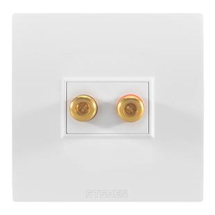 86型暗装两位喇叭音响线音频面板三位一位香蕉头接线柱音响插座