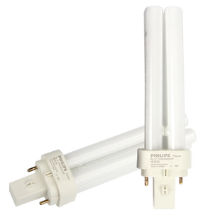 飞利浦节能灯紧凑型分离式插拔管PL-C10W13W18W26W2针4针灯管2P4P