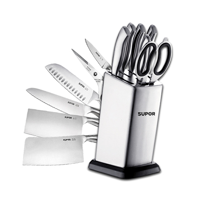 苏泊尔不锈钢刀具套装菜板组合