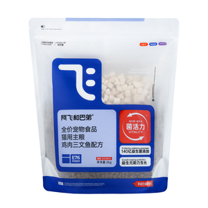 阿飞和巴弟猫粮E76高鲜肉益生菌冻干全价成幼猫咪官方旗舰店2kg