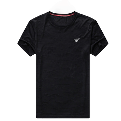 正品意大利男士桑蚕丝短袖t恤