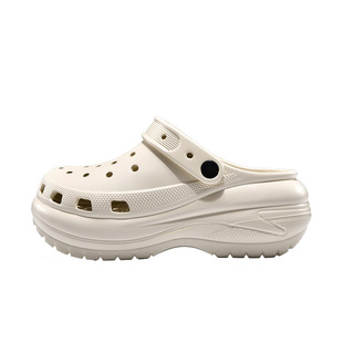 云朵泡芙洞洞鞋男女款厚底增高凉鞋防滑防臭包头踩屎感外穿拖鞋潮