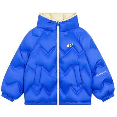 贝田男童冬季加厚保暖羽绒服外套