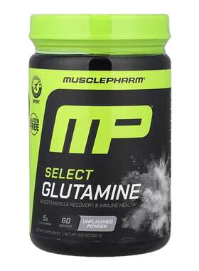 MusclePharm MP全净L-谷氨酰胺营养粉支持肌肉生长和修复肠道舒适