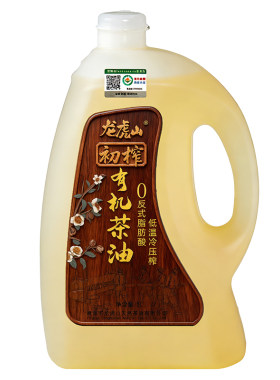 头道初榨0反龙虎山有机山茶油5L
