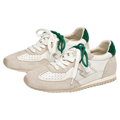 莎莎苏曲奇饼干德训鞋复古阿甘鞋