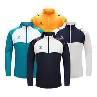 卡尔美足球训练服针织夹克男女成人儿童春秋季立领开衫运动外套装