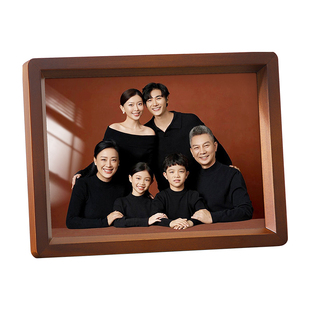 全家福相框洗照片冲印摆台10寸a3挂墙高级感打印加定制空框带玻璃