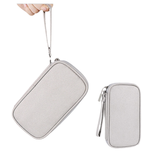 真皮男士手拿包手机包防盗刷消磁大容量收纳疯马皮棕色复古长款手抓包商务拉链皮夹钱包屏蔽NFC/RFID扫描咖色