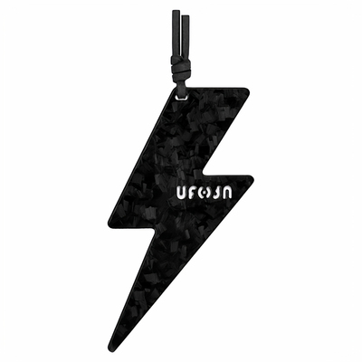 ufofn新款全碳纤维闪电时尚车挂