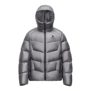 骆驼羽神户外鹅绒羽绒服冬季新款男女同款保暖高蓬外套鹅绒面包服