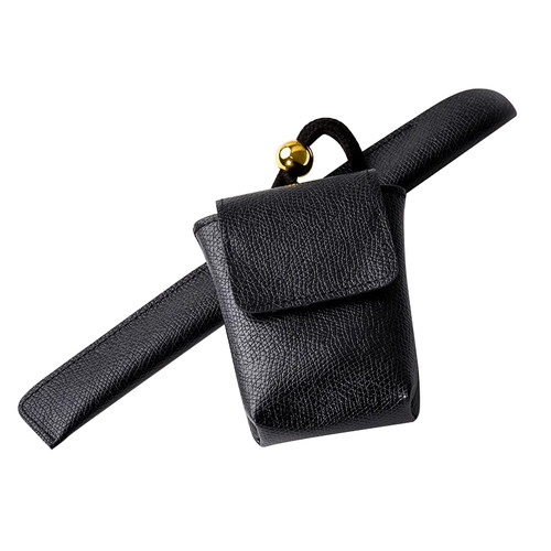 日本tsuge拓植腰插香烟盒浅草烟杆带保护套皮革挂绳烟包烟袋礼品