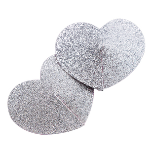 女孩们少不了的 爱心流苏黑蕾丝胸贴乳头贴私房拍摄道具防走光