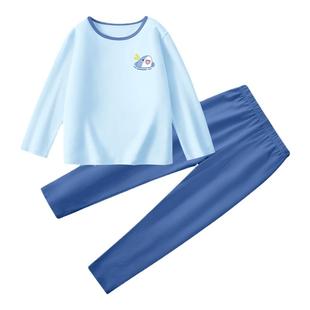 真维斯儿童内衣套装男童秋冬纯棉家居服秋衣秋裤女童冬季保暖睡衣