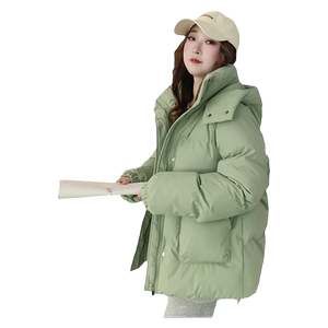 oversize面包服短款羽绒棉衣棉服女2024年新款潮秋冬季外套厚棉袄
