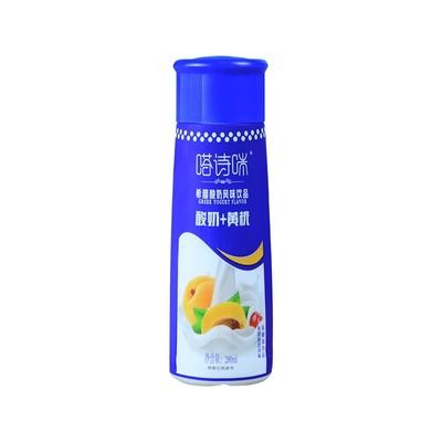 黄桃酸奶饮品280ml*12瓶希腊风味乳酸菌牛奶草莓酸奶饮品早餐酸奶