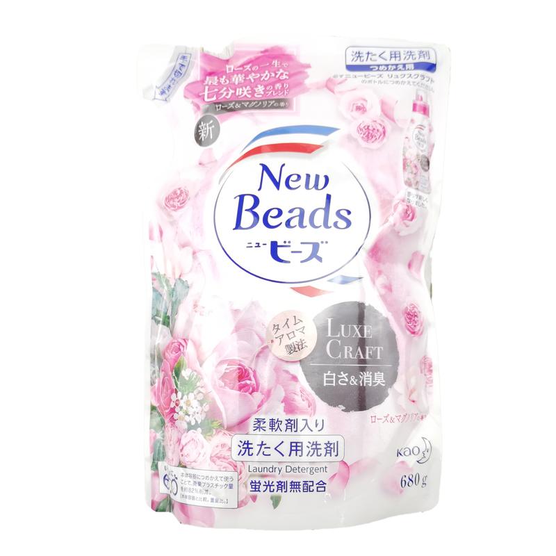 日本花王玫瑰花香持久家用整箱批实惠含柔顺剂无荧光剂中性洗衣液