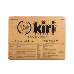 凯瑞kiri奶油奶酪10kg法国进口凯芮奶油芝士乳酪蛋糕商用烘焙原料
