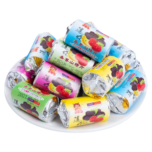 迷你山楂片桑葚山楂片圆片500g袋装宝宝零食小吃怀旧独立小包装