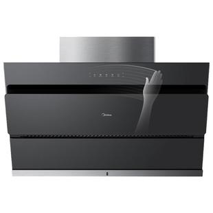 美的小型家用厨房大吸力免拆洗排抽油烟机J25Spro侧吸官方正品