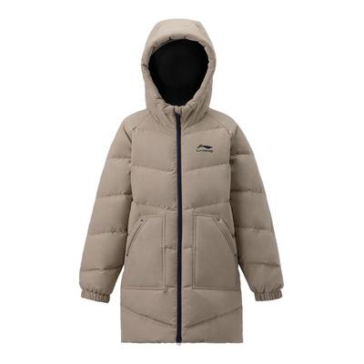 李宁儿童男童中长款鸭绒羽绒服
