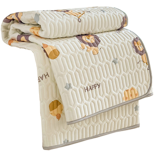 2025新款冰丝乳胶凉席三件套可机洗夏季学生宿舍单人床单冰凉床垫