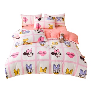 定制儿童幼儿园牛奶绒被套单件120x150cm宝宝婴儿珊瑚绒被罩1.5米