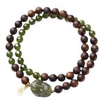 保真正品2025新款沉香手串男女款多圈檀木和田玉招财貔貅手链情侣