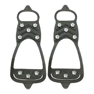 户外冰上雪地防滑冰爪鞋套冬季鞋钉鞋底神器登山五齿雪爪儿童冰爪