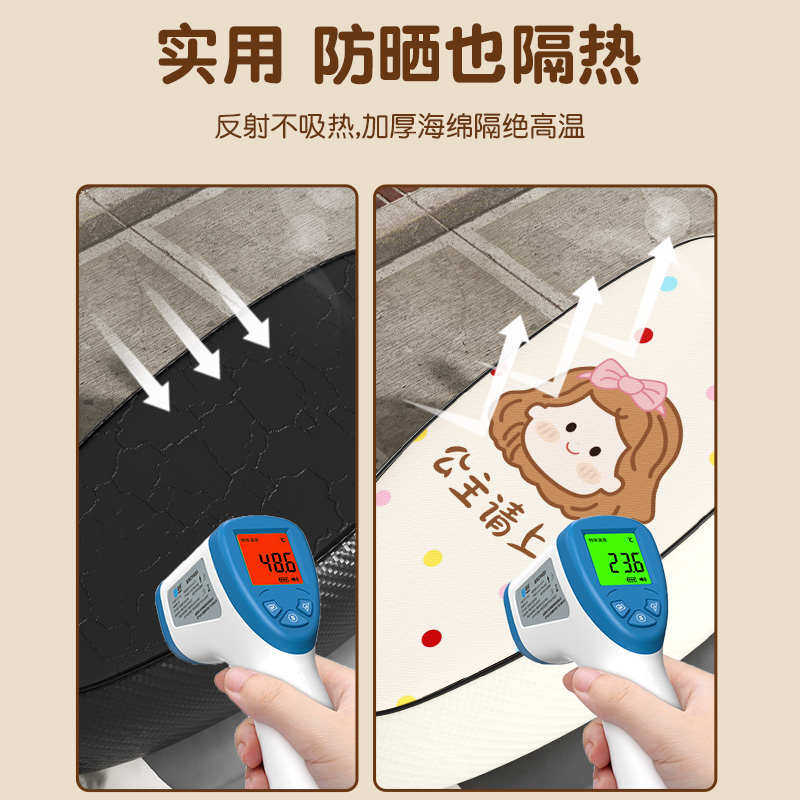 适用九号Q80c电动车座套防雨防烫专用新国标电摩坐垫女生卡通装饰