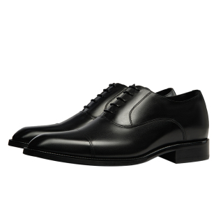 增高牛津三接头皮鞋男6cm内增高男士皮鞋真皮英伦商务装结婚男鞋