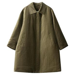 梭家|挪威森林|匈牙利进口95白鹅绒 橄榄绿冬季女士高端羽绒服