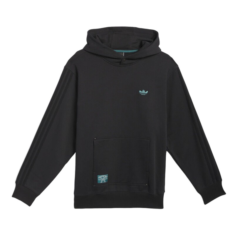 adidas阿迪达斯三叶草男子运动休闲连帽套头衫卫衣JX5445
