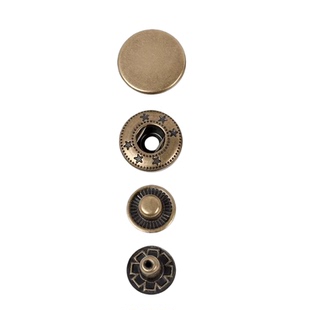 金属四合扣纽扣暗扣按扣棉衣棉裤服装辅料多色可选送安装工具diy