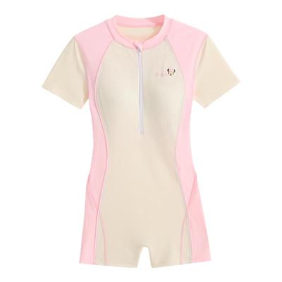 泳衣女2025新款保守连体平角游泳