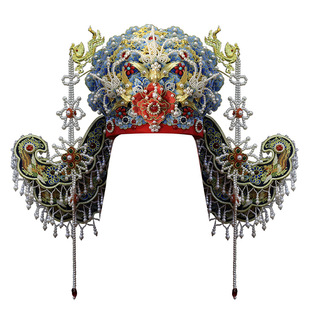 新中式汉服新娘凤冠霞帔明制婚服婚礼皇后大婚头饰发冠结婚发饰品