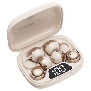 Q75蓝牙耳机2025新款无线耳夹式超长续航睡眠降噪入耳式气骨传导